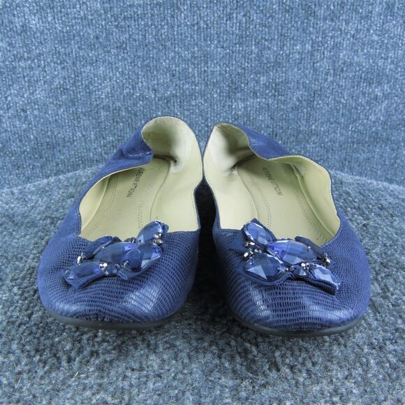 Adrienne Vittadini Cath Jewel Women Ballet Shoes Sz 7.5 Medium‎ Purple Synthetic - Picture 2 of 9